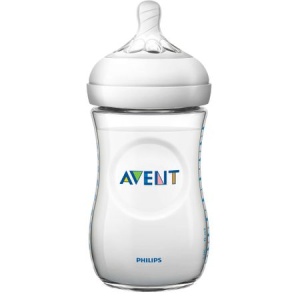 Biberon Natural Ultra Soft 1luna+ SCF033/17, 260 ml, Philips Avent