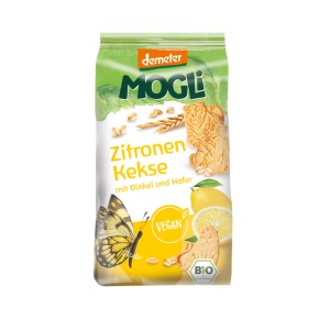 Biscuiti Eco cu lamaie, 125 g, Mogli
