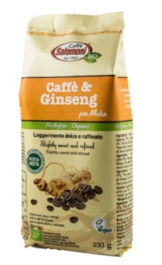 Cafea macinata si ginseng eco 250g (Caffe Salomoni)