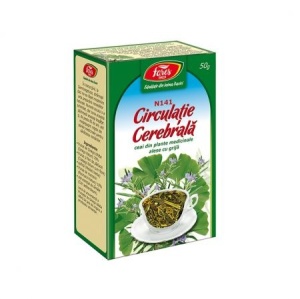 Ceai Circulatie Cerebrala, N141, 50g, Fares - Img 2