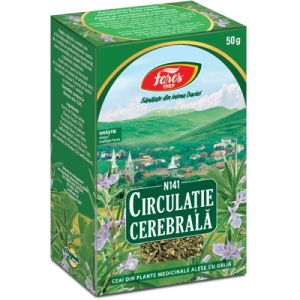 Ceai Circulatie Cerebrala, N141, 50g, Fares - Img 1