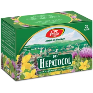 Ceai Hepatocol, 20 plicuri, Fares