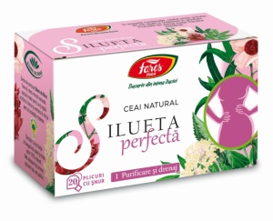 Ceai Silueta perfecta 1 purificare, drenaj, 20 plicuri, Fares - Img 2