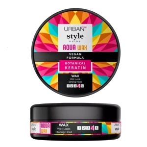 Ceara pentru stilizarea parului Aqua Wax Wet & Hard, 100ml, Urban Care