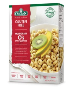 Cercuri multicereale mic dejun cu quinoa, 300g, Orgran