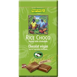 Ciocolata eco cu lapte de orez, 100g, Rapunzel