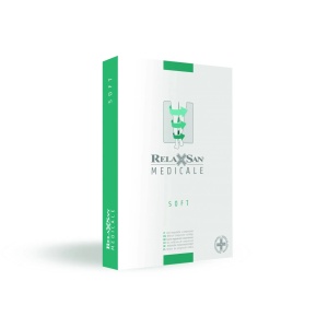 Ciorapi compresivi bej pana la coapsa cu varf deschis 23-32mmHg, M2, M2170A, RelaxSan - Img 2