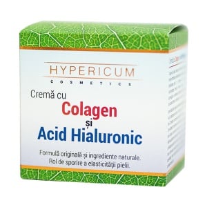 Crema colagen si acid hialuronic, 40ml, Hypericum