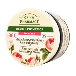 Crema de fata antirid cu trandafir, 150ml, Green Pharmacy