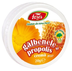 Crema de Galbenele si Propolis, P117, 20 g, Fares - Img 2