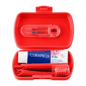CURAPROX Travel set Kids rosu - Img 2