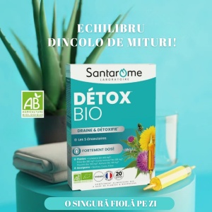 Detox Bio, 20 fiole buvabile, Santarome - Img 2