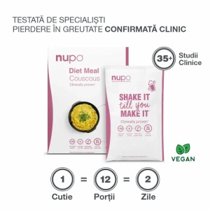 Diet Hot Meal Couscous, 10 plicuri, Nupo - Img 3