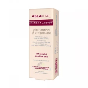 Elixir antirid si antipoluare Mineralactiv, 15ml, 152, Aslavital