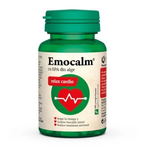 Emocalm Relax cardio, 60 comprimate, Dacia Plant