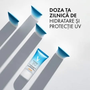 Fluid hidratant 72h Mineral 89 cu acid hialuronic si SPF50, 50ml, Vichy - Img 3
