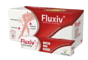Fluxiv, 60 comprimate + Crema tonica Fluxiv, 20g Antibiotice