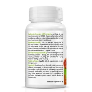 Ganoderma Reishi Bio, 300mg, 60 capsule, Zenyth - Img 2