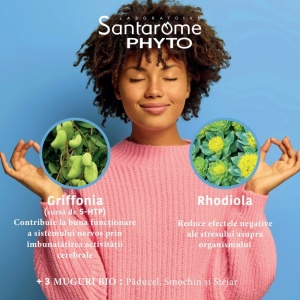 Griffonia Rhodiola, 10ml, 20 fiole, Santarome - Img 3