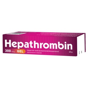 Hepathrombin 300UI/g gel, 40g, Stada