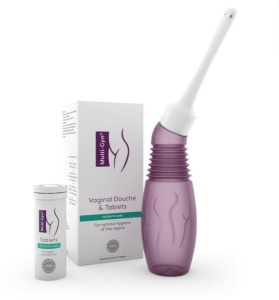 Irigator vaginal Multi-Gyn Vaginal Douche Combipack, 1 bucata + 10 tablete, Bioclin