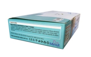 Masca medicala pentru copii 3 straturi, tip II, 20 bucati, Minut - Img 3