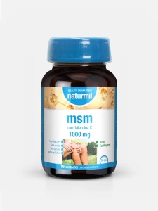 MSM 1000mg + Vitamina C, 90 comprimate, Naturmil