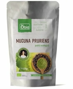 Mucuna pruriens pulbere bio, 125 g, Obio