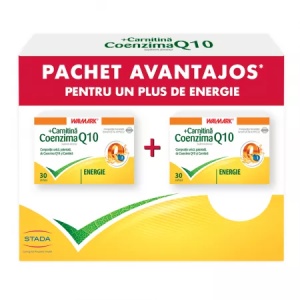 Pachet Coenzima Q10 cu Carnitina, 30 + 30 capsule, Walmark