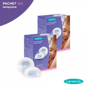 Pachet promo tampoane pentru sani, 120 bucati, Lansinoh