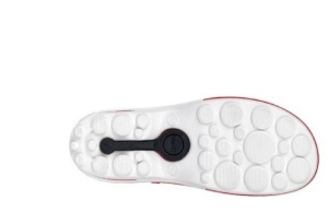 Papuci medicali autoclavabili Wock CLOG 17, marimea 35/36, rosu/alb, talpic polimeric - Img 5