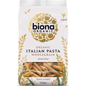 Penne din grau integral eco, 500g, Biona