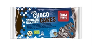 Rondele din hrisca expandata cu ciocolata neagra Eco 90g, Lima
