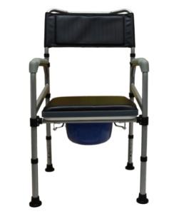 Scaun cu WC de camera din otel, CMB-692-6, Medico Farmacetic Denyro