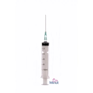 Seringa 10ml cu ac, 1 bucata, Minut