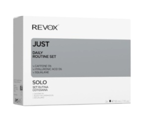 Serum ochi Just Caffeine 5%, 30 ml + Serum Just Hyaluronic acid 5%, 30 ml + Serum Just Squalane, 30 ml, Just Daily Routine, Revox - Img 2