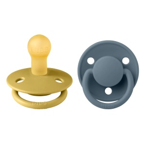 Set suzete Colour Ivory - Petrol, 0-6luni, 2 bucati, 110367, Bibs - Img 2