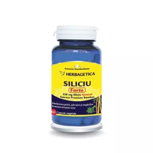 Siliciu Forte, 60 capsule, Herbagetica
