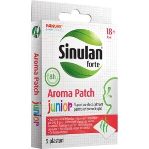 Sinulan Forte Aroma Patch Junior 18lunii+, 5 plasturi, Walmark
