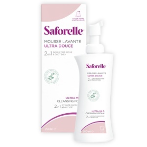 Spuma de curatare ultradelicata pentru igiena intima, 250ml, Saforelle