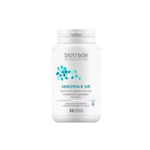 Supliment impotriva caderii parului Sebomax HR, 30 capsule, Biotrade