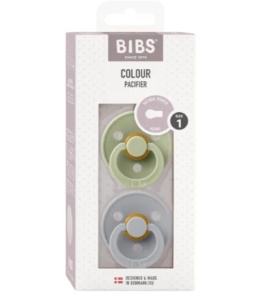 Suzeta Colour latex sage-cloud 0-6 luni, 110262, 2 bucati, Bibs - Img 2
