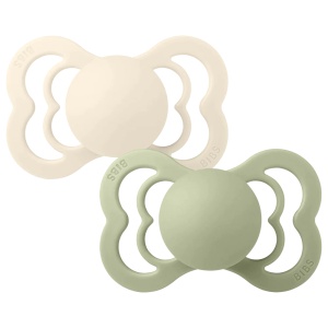 Suzeta Supreme latex Ivory 6-18 luni, 270346, 2 bucata, Bibs