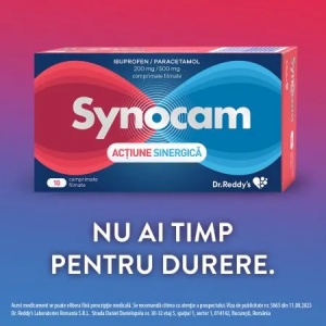 Synocam 200mg/500mg, 10 comprimate filmate - Img 3