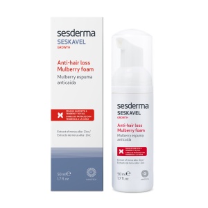 Tratament spuma impotriva caderii parului Seskavel Growth Mulberry, 50ml, Sesderma - Img 2