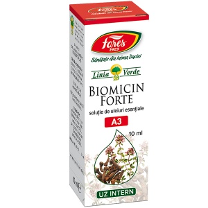 Ulei Biomicin Forte, A3, 10 ml, Fares - Img 2
