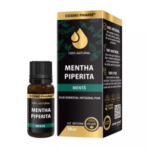 Ulei esential integral de menta Mentha Piperita, 10ml, Cosmopharm