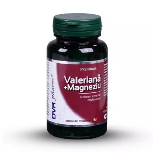 Valeriana si Magneziu, 60 capsule, DVR Pharm