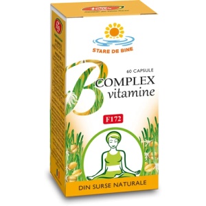 Vitamine naturale B Complex, F172, 60 capsule, Fares