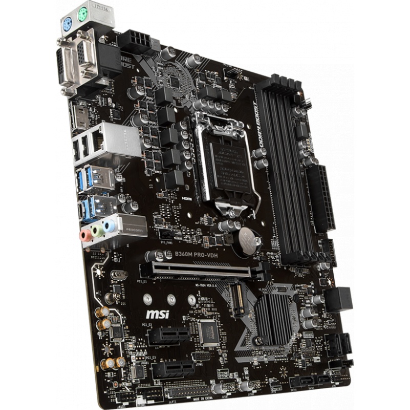 Placa de Baza Refurbished MSI B360M Pro-VDH, LGA1151v2, B360, mATX